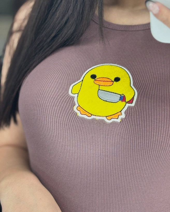 کراپ گلدوزی جوجه🐥