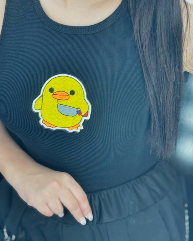 کراپ گلدوزی جوجه🐥
